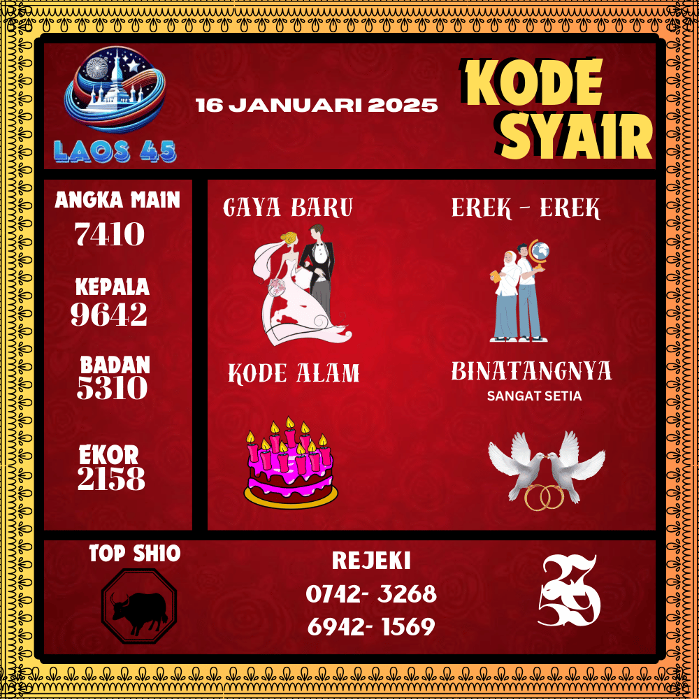 Kode Syair Laos45 Pools - Januari Pools
