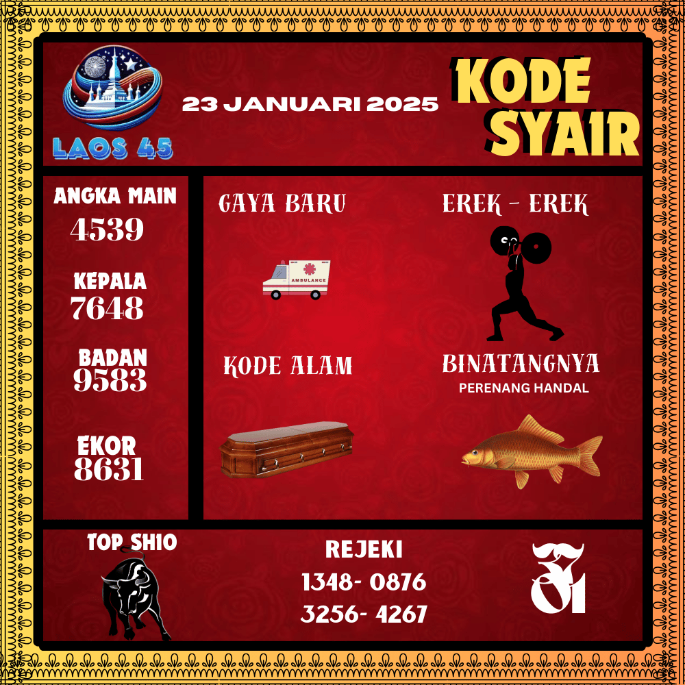 Kode Syair Laos45 Pools - Januari Pools
