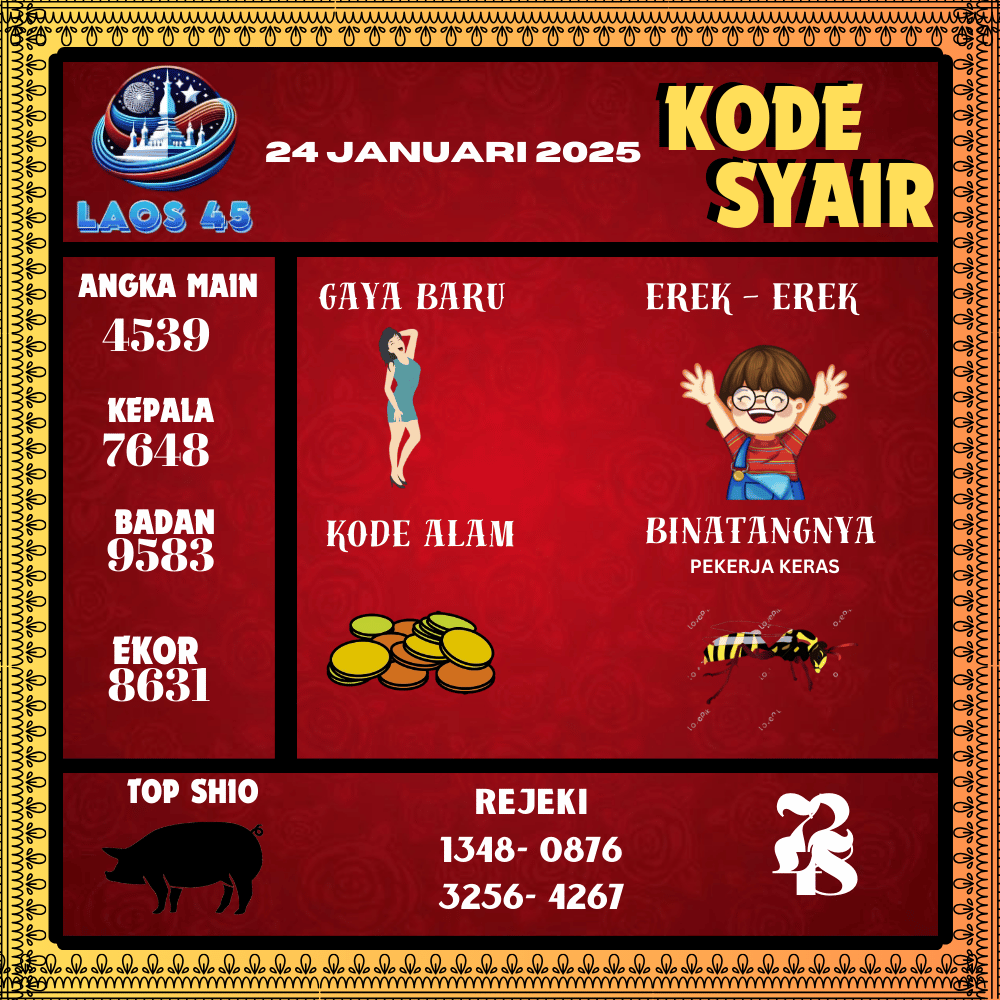 Kode Syair Laos45 Pools - Januari Pools
