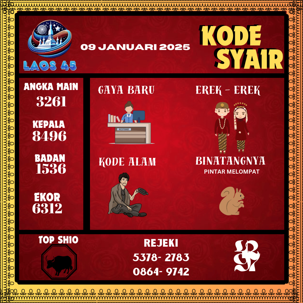 Kode Syair Laos45 Pools - Januari Pools
