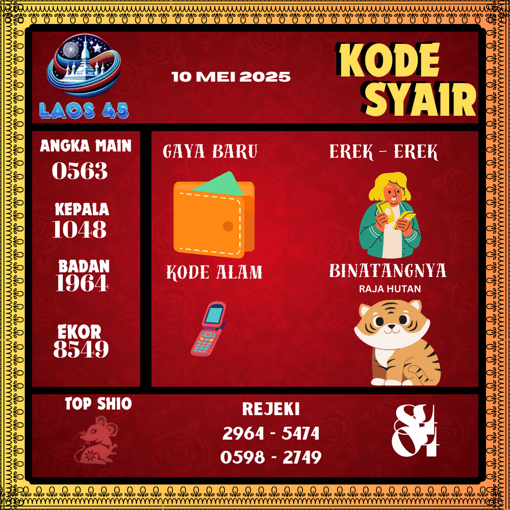 Kode Syair Laos45 Pools - Mei Pools 