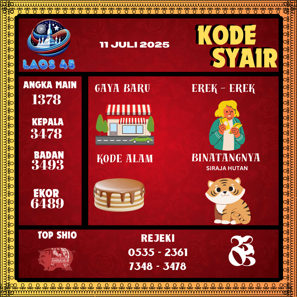 Kode Syair Laos45 Pools - Juli Pools 