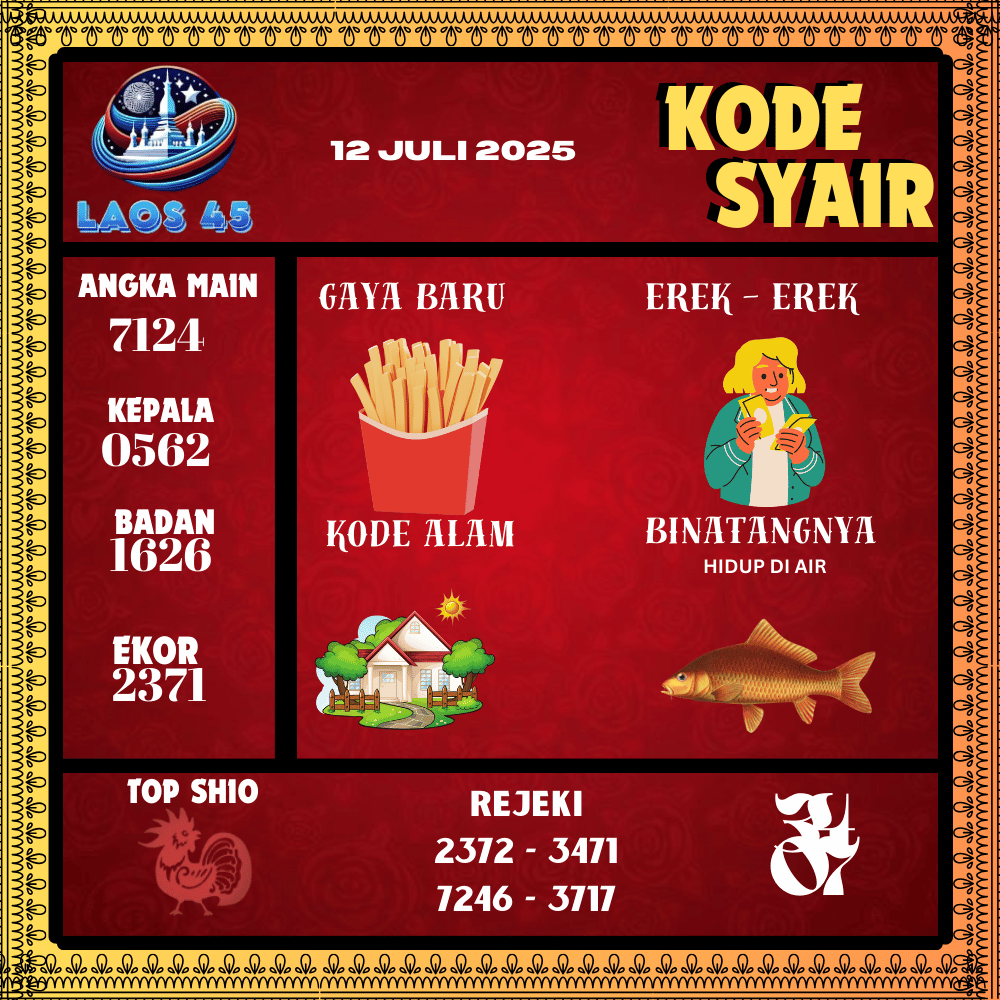 Kode Syair Laos45 Pools - Juli Pools 