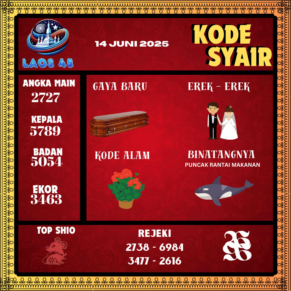Kode Syair Laos45 Pools - Juni Pools 