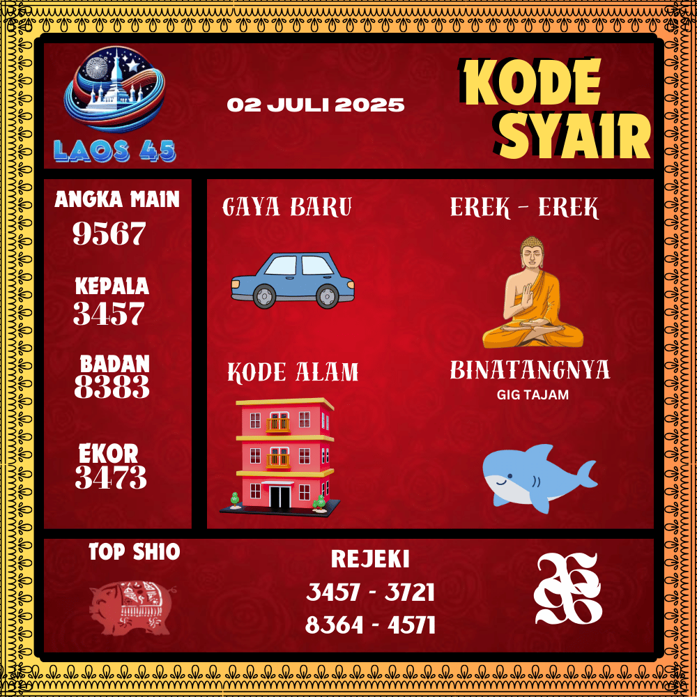 Kode Syair Laos45 Pools - Juli Pools 