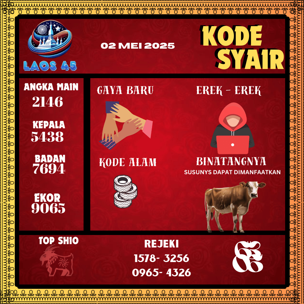 Kode Syair Laos45 Pools - Mei Pools 