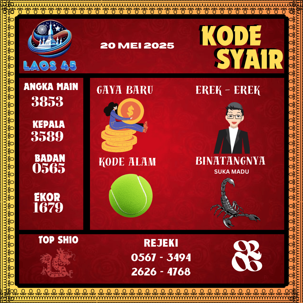 Kode Syair Laos45 Pools - Mei Pools 