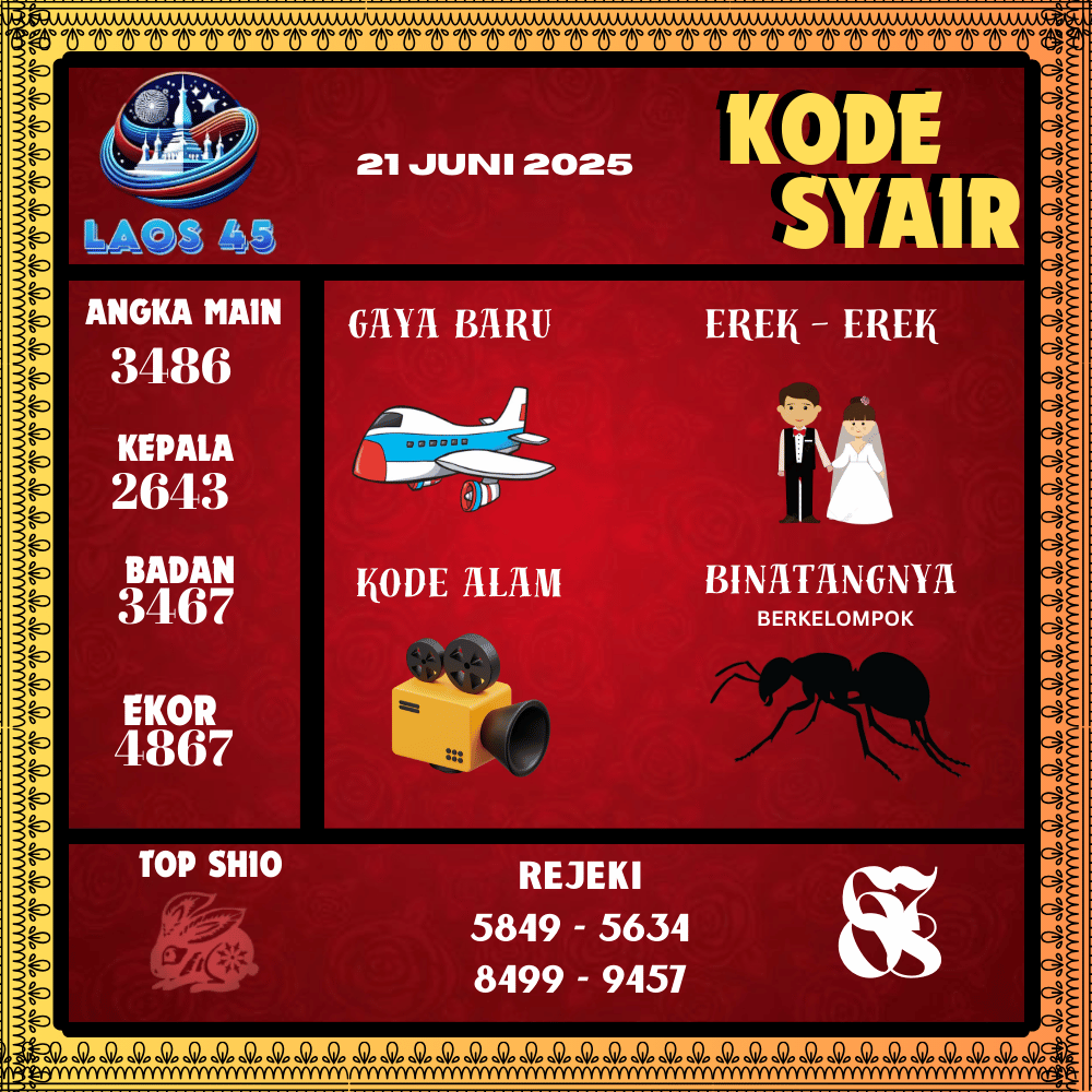 Kode Syair Laos45 Pools - Juni Pools 