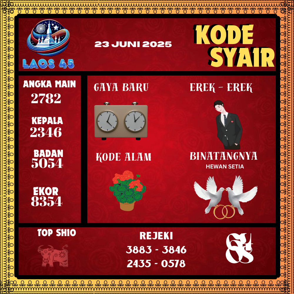 Kode Syair Laos45 Pools - Juni Pools 