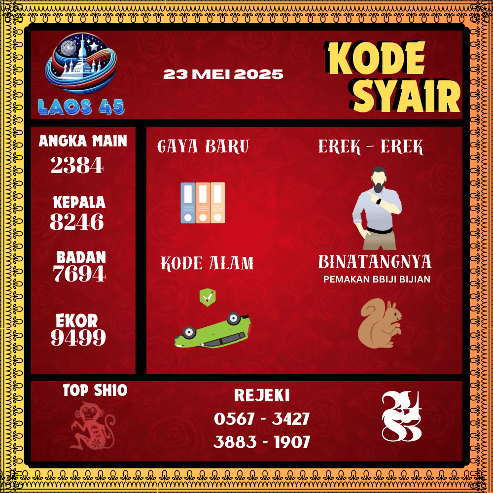 Kode Syair Laos45 Pools - Mei Pools 