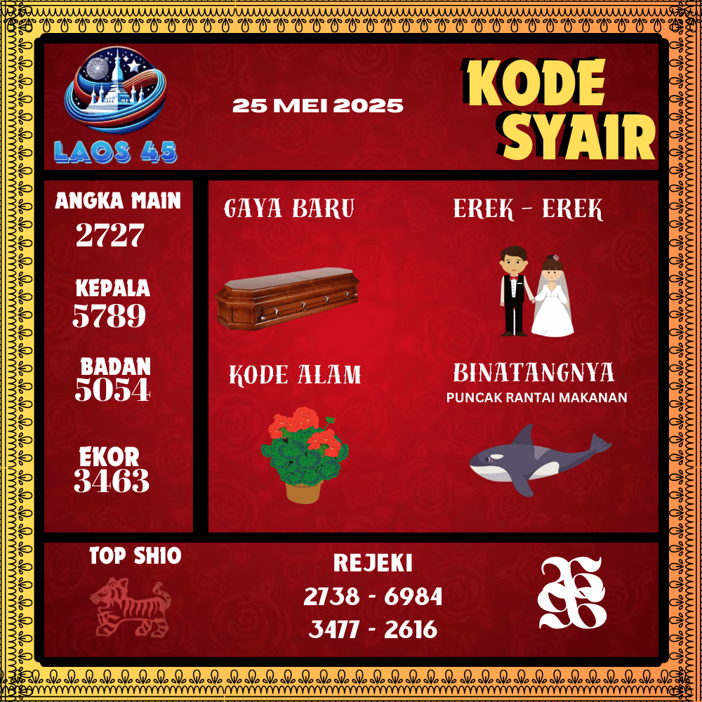 Kode Syair Laos45 Pools - Mei Pools 