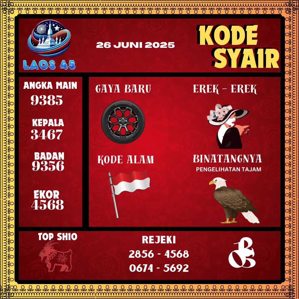 Kode Syair Laos45 Pools - Juni Pools 