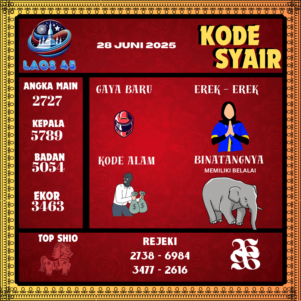 Kode Syair Laos45 Pools - Juni Pools 