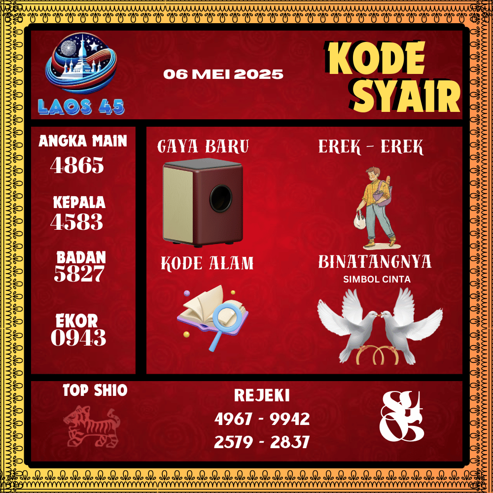 Kode Syair Laos45 Pools - Mei Pools 