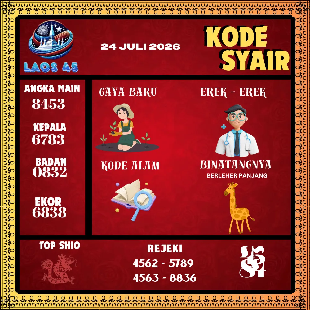 Kode Syair Laos45  Pools - Juli 2026